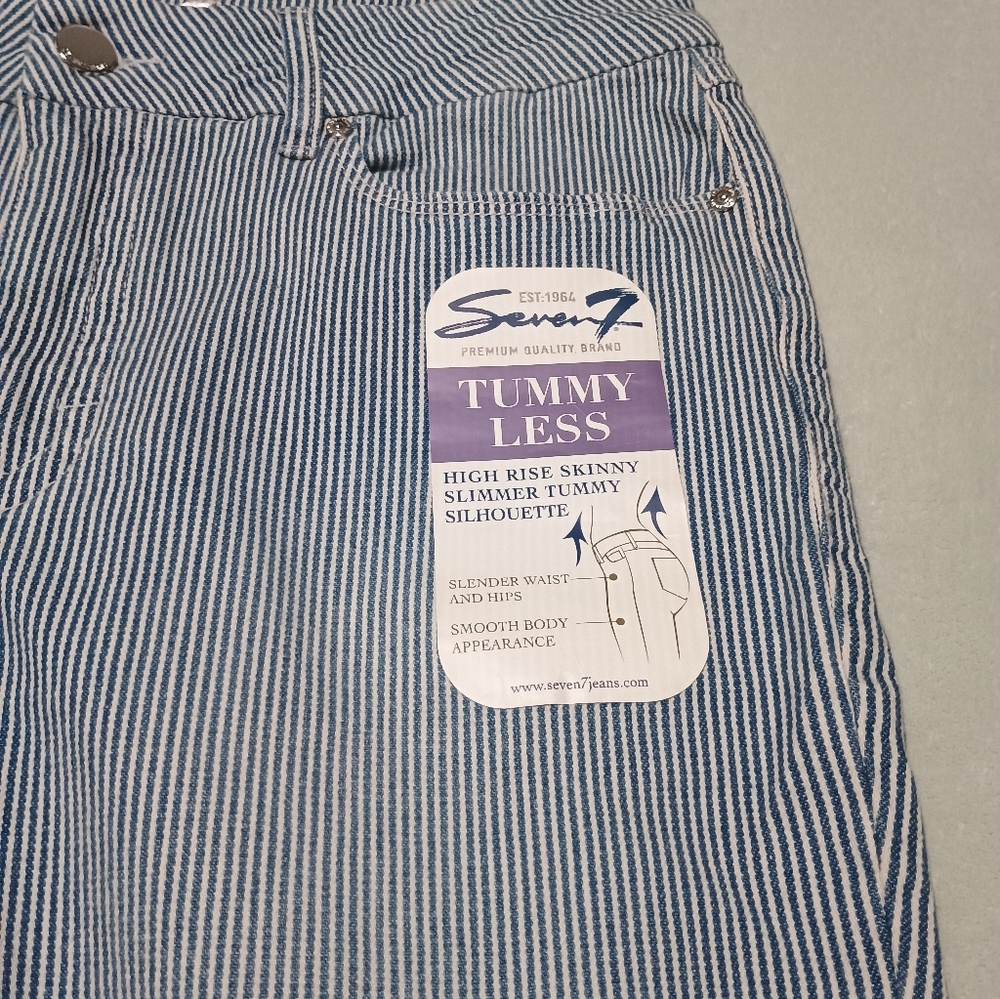 Seven7 Womens High Waisted Tummy Control Pants Size 16 - Picture 4 of 11